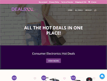 Tablet Screenshot of dealsxxl.com